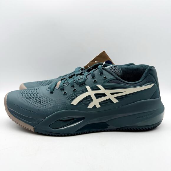 ASICS Mens Gel-Resolution X Tennis Sneakers US 10 EU 44 Green Athletic NIB